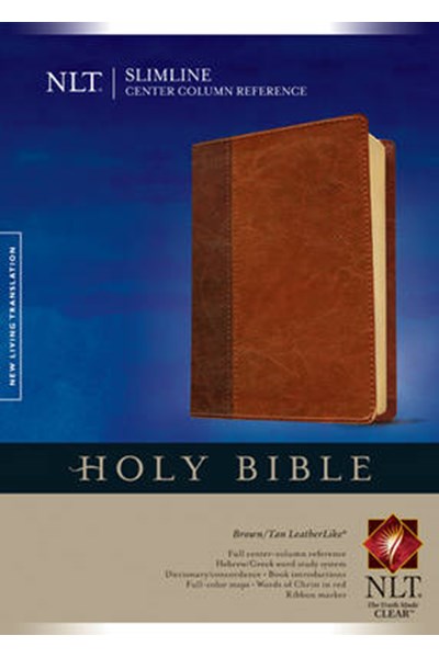 Slimline Center Column Reference Bible-NLT