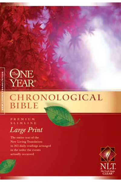 NLT Bible: One Year Chronological Edition (Large Print)