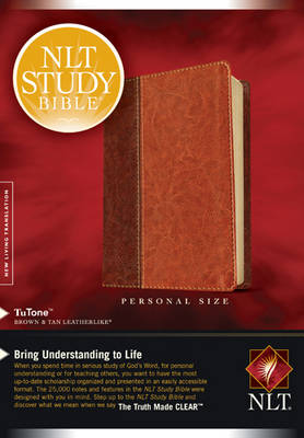 NLT Bible: Study Edition Personal Size (Brown/Tan imitation leather)