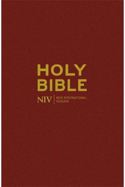 NIV Popular Burgundy Hardback Bible