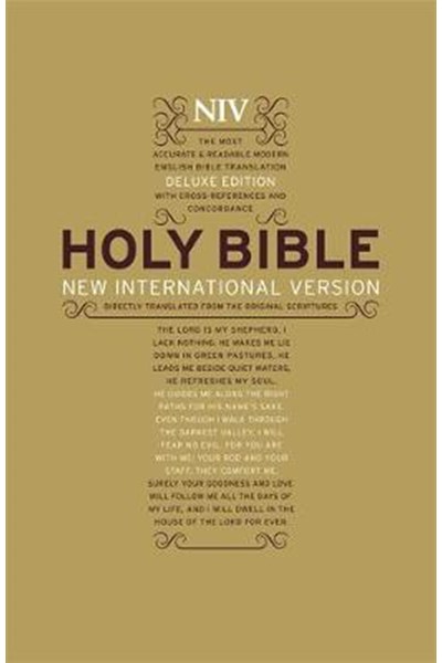 NIV Deluxe Hardback Bible