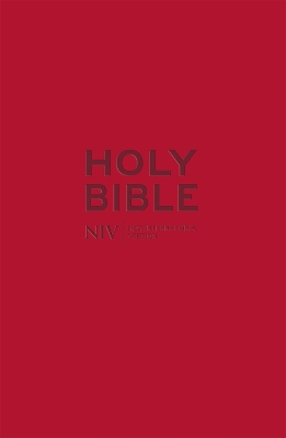 NIV Pocket Red Soft-Tone Bible with Zip