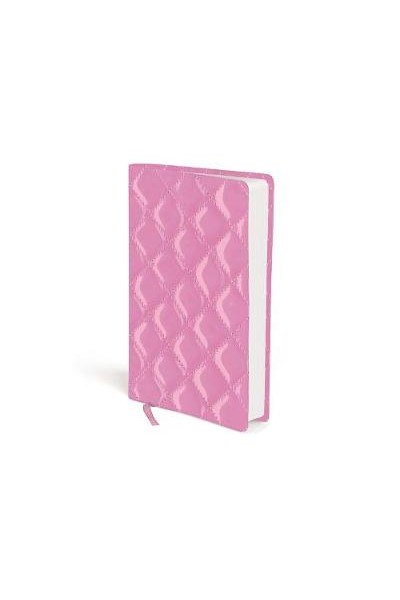 NIV Compact Strawberry Cream Quilted Duo-Tone Bible