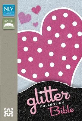 NIV Glitter Bible Collection Flexicover Pink Heart