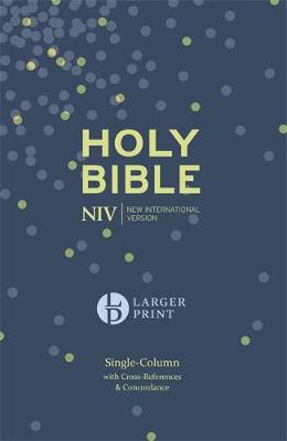NIV Larger Print Compact Single Column Reference Bible