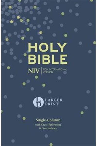 NIV Larger Print Compact Single Column Reference Bible