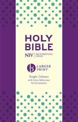 NIV Larger Print Compact Single Column Reference Bible