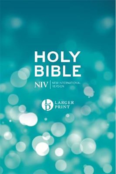NIV Larger Print Blue Hardback Bible