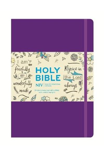NIV Purple Single-Column Journalling Bible