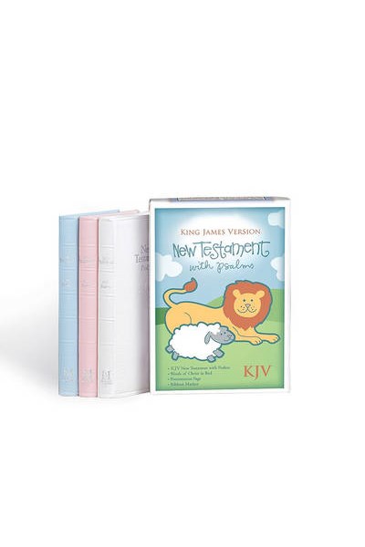 Bible Kjv Babys New Testament & Psalms White