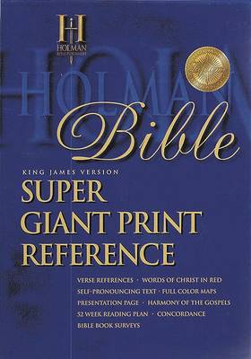 Bible Kjv Super Giant Print Reference Black T/I