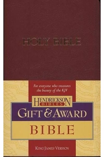 KJV Gift and Award Bible - Burgundy