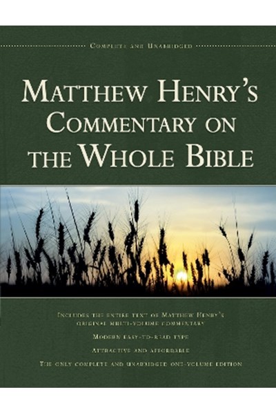 Matthew Henry's Commentary on the Whole Bible