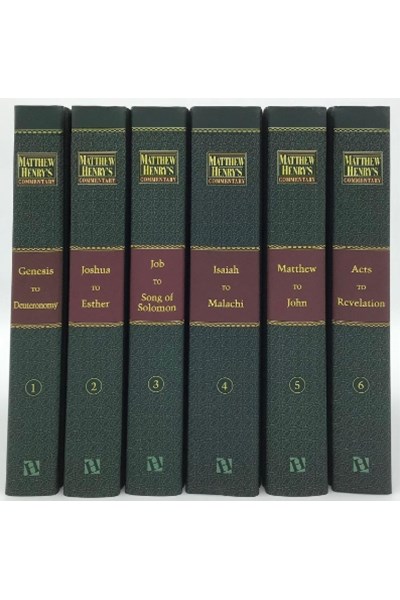 Matthew Henry's Commentary on the Whole Bible, Complete 6-Volume Set