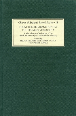 From the Reformation to the Permissive Society