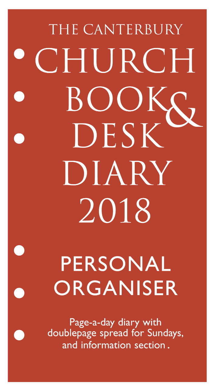 Canterbury Church Book & Desk Diary 2018 Personal Organiser Edition