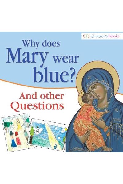 Why does Mary wear Blue?
