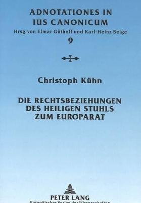 Rechtsbeziehungen Des Heiligen Stuhls Zum Europarat