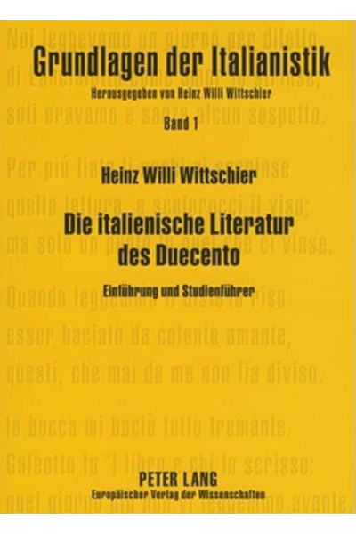 Die Italienische Literatur Des Duecento