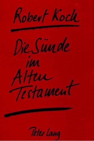 Die Suende Im Alten Testament